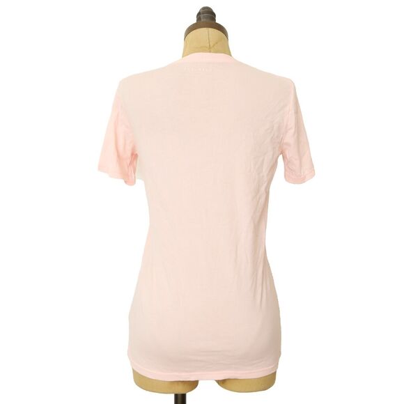Everlane Women's Slim Cotton Crew Tee XS Pink Supima Cotton Short Sleeve NWT B53 - Picture 4 of 6